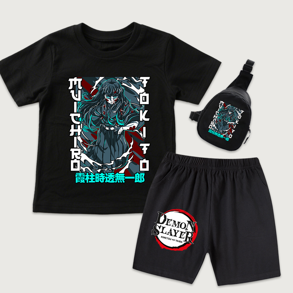 Boyshort Underwear - Детская хлопковая футболка и шорты с