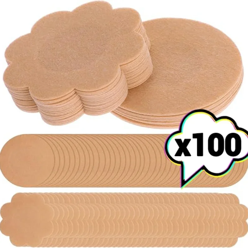 Nipple Cover Pasties - 10/100 шт., женский чехол для сосков,