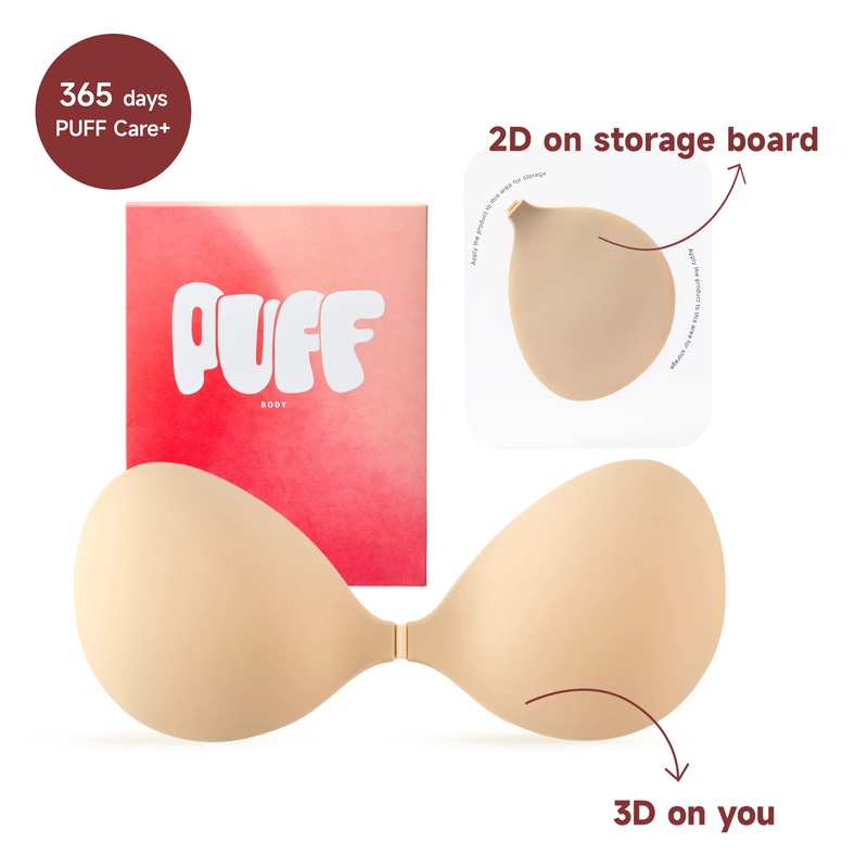 Silicone Bra Adhesive - PUFF VIRAL No.1 Самоклеящийся водонепроницаемый и