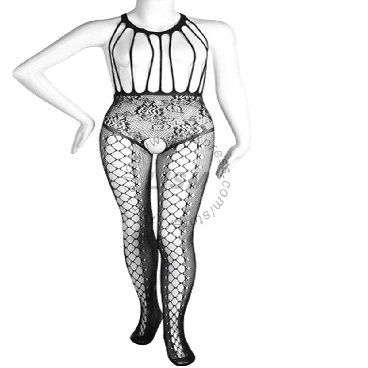 LISM Сексуальное боди с вырезо – обзор и цена Bodystocking Fishnet