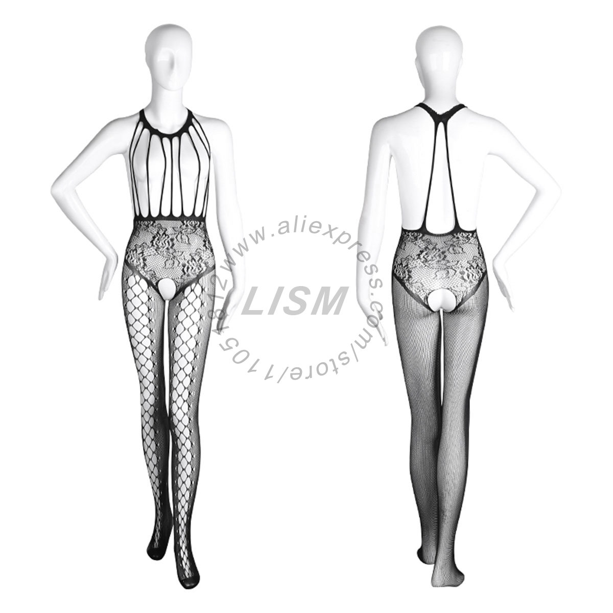 LISM Сексуальное боди с вырезо – обзор и цена Bodystocking Fishnet