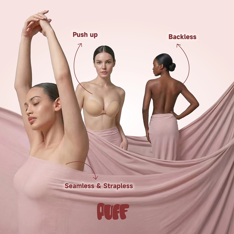 PUFF VIRAL No.1 Самоклеящийся  – обзор и цена Silicone Bra Adhesive